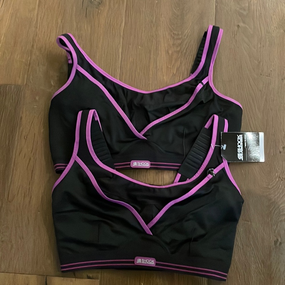 Two Shock Absorber Sports Bras 34 DDD